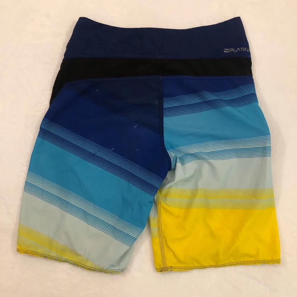Billabong Zero Gravity Platinum Stretch Parko Swim Trunks Board Shorts Mens 29